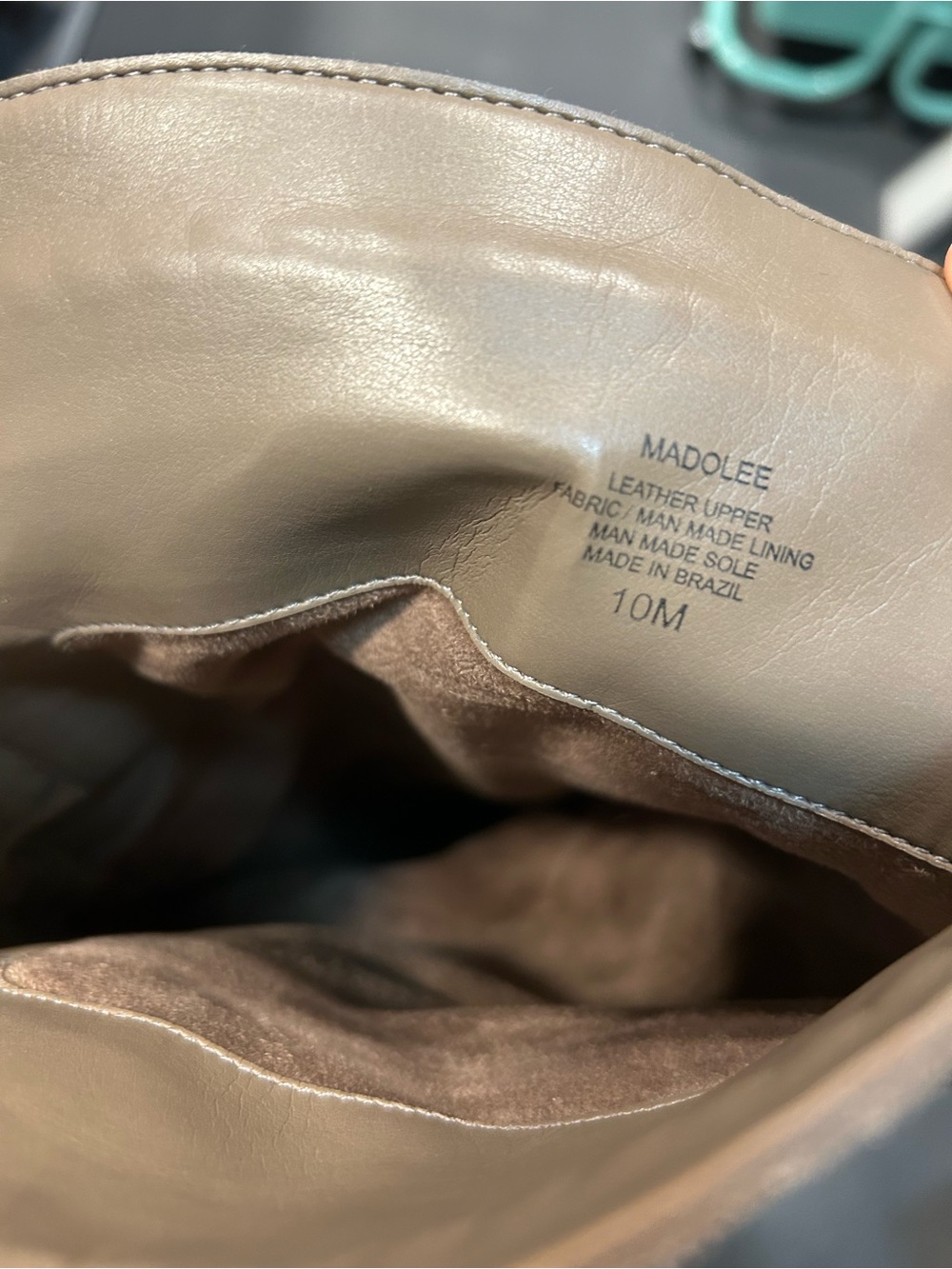 Vince Camuto Taupe Suede Knee-High Block Heel Boots - Picture 8 of 16